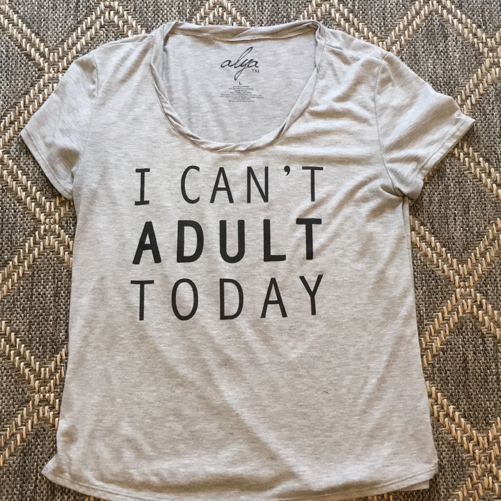 alya Graphic Adulting Tee